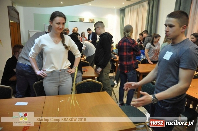 Zdjęcie w galerii na portalu naszraciborz.pl: Młodzież z gminy Krzyżanowice, Raciborza oraz powiatowych Centrów Kształcenia Zawodowego i Ustawicznego wzięła udział w StartUp Camp w Krakowie wiadomości z regionu