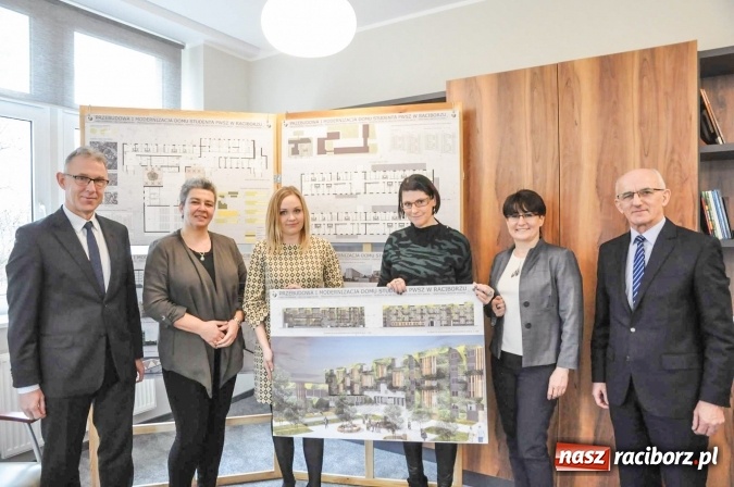 Zdjęcie w galerii na portalu naszraciborz.pl: Nowoczesność to konieczność. PWSZ ma ambitne plany modernizacji domu studenta. Zobacz, jak mógłby wyglądać! wiadomości z regionu