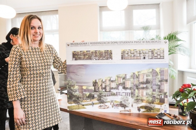 Zdjęcie w galerii na portalu naszraciborz.pl: Nowoczesność to konieczność. PWSZ ma ambitne plany modernizacji domu studenta. Zobacz, jak mógłby wyglądać! wiadomości z regionu