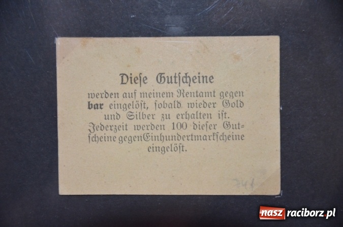 Zdjęcie w galerii na portalu naszraciborz.pl: Historie z portfela pradziadka. Śląski pieniądz zastępczy z lat 1914-1923 wiadomości z regionu