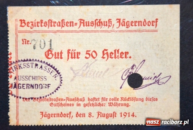 Zdjęcie w galerii na portalu naszraciborz.pl: Historie z portfela pradziadka. Śląski pieniądz zastępczy z lat 1914-1923 wiadomości z regionu