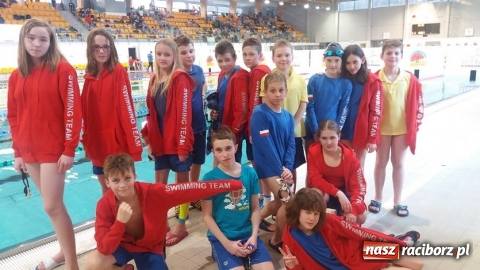 Zdjęcie w galerii na portalu naszraciborz.pl: Pływanie. Młodzicy z Raciborza na podium  wiadomości z regionu