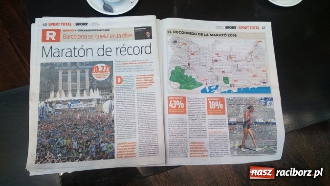 Zdjęcie w galerii na portalu naszraciborz.pl: Maraton w Barcelonie z udziałem raciborskich policjantów wiadomości z regionu