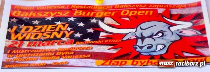 Zdjęcie w galerii na portalu naszraciborz.pl: I Mistrzostwa Raciborza Bakszysz Burger Open w ujeżdżaniu byka za nami wiadomości z regionu