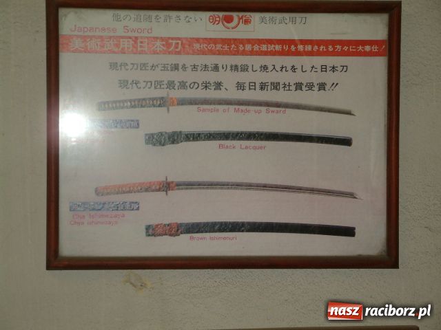 Zdjęcie w galerii na portalu naszraciborz.pl: Miecz samurajski z Ołomuńca wiadomości z regionu