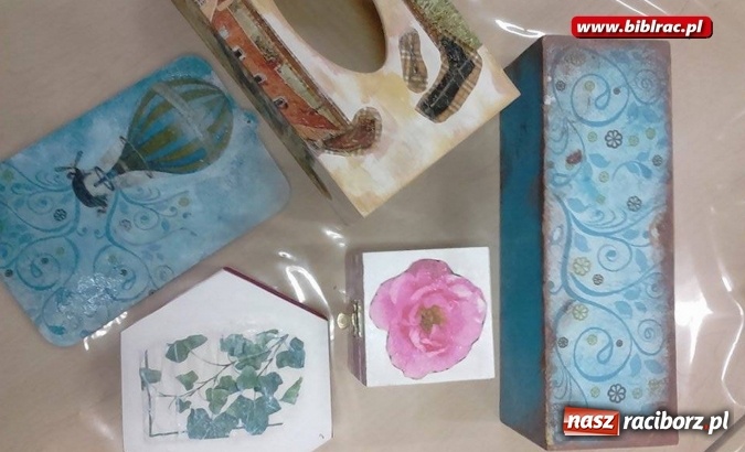 Zdjęcie w galerii na portalu naszraciborz.pl: Warsztaty z wyobraźnią: Decoupage. Krok po kroku wiadomości z regionu