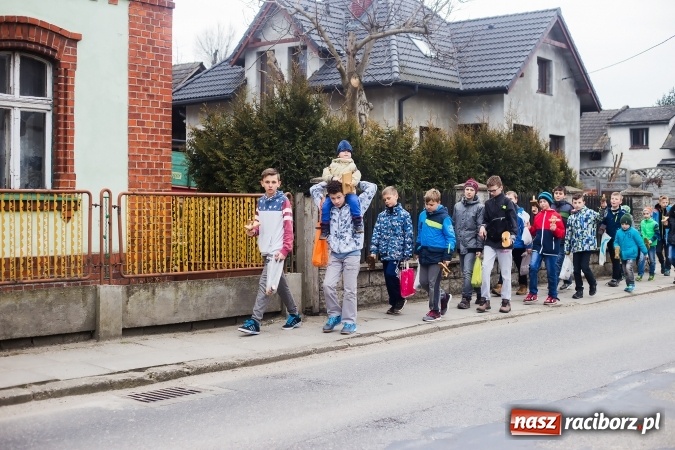 Zdjęcie w galerii na portalu naszraciborz.pl: Pradawnym zwyczajem w Raciborzu-Sudole znów było dziś słychać klekotki wiadomości z regionu