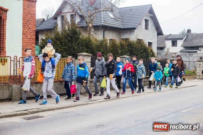 Zdjęcie w galerii na portalu naszraciborz.pl: Pradawnym zwyczajem w Raciborzu-Sudole znów było dziś słychać klekotki wiadomości z regionu