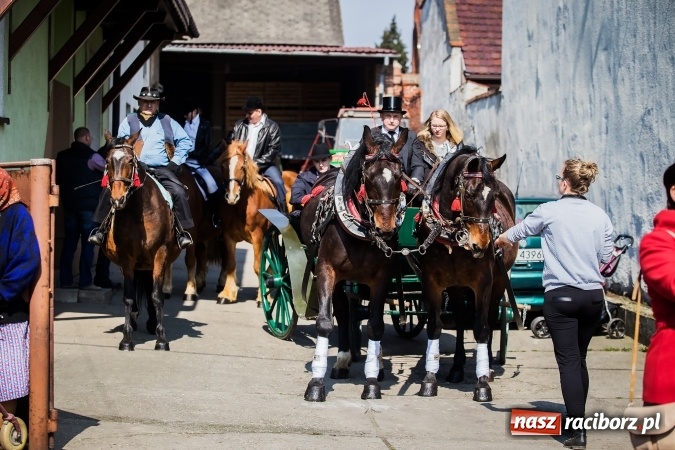 Zdjęcie w galerii na portalu naszraciborz.pl: Sudolskie radosne rajtowanie, czyli z Jezusem Zmartwychwstałym przez pola wiadomości z regionu