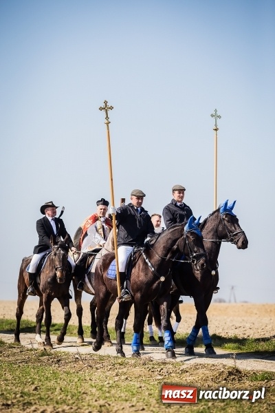 Zdjęcie w galerii na portalu naszraciborz.pl: Sudolskie radosne rajtowanie, czyli z Jezusem Zmartwychwstałym przez pola wiadomości z regionu