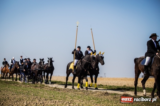 Zdjęcie w galerii na portalu naszraciborz.pl: Sudolskie radosne rajtowanie, czyli z Jezusem Zmartwychwstałym przez pola wiadomości z regionu