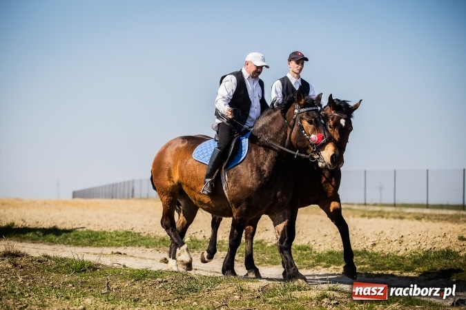 Zdjęcie w galerii na portalu naszraciborz.pl: Sudolskie radosne rajtowanie, czyli z Jezusem Zmartwychwstałym przez pola wiadomości z regionu