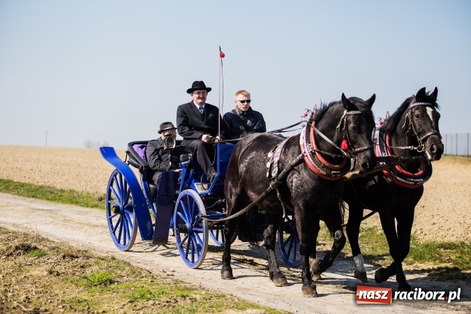 Zdjęcie w galerii na portalu naszraciborz.pl: Sudolskie radosne rajtowanie, czyli z Jezusem Zmartwychwstałym przez pola wiadomości z regionu