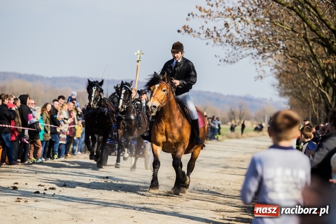 Zdjęcie w galerii na portalu naszraciborz.pl: Sudolskie radosne rajtowanie, czyli z Jezusem Zmartwychwstałym przez pola wiadomości z regionu