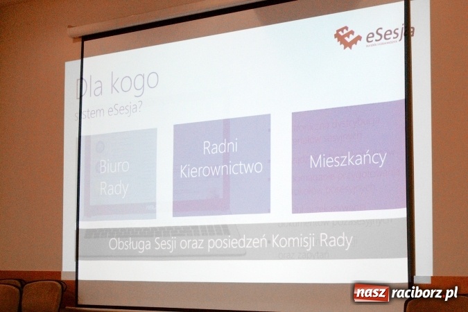 Zdjęcie w galerii na portalu naszraciborz.pl: Raciborscy radni zapoznali się z systemem eSesja wiadomości z regionu
