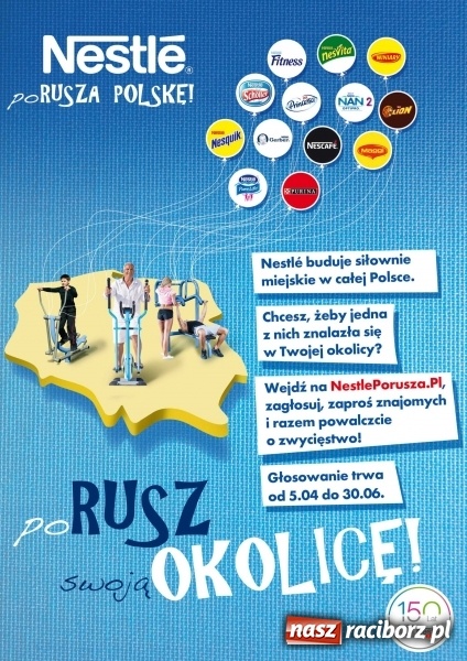 Zdjęcie w galerii na portalu naszraciborz.pl: Bieńkowice walczą o siłownię plenerową w konkursie NESTLE poRUSZA POLSKĘ – i Ty oddaj swój głos!  wiadomości z regionu