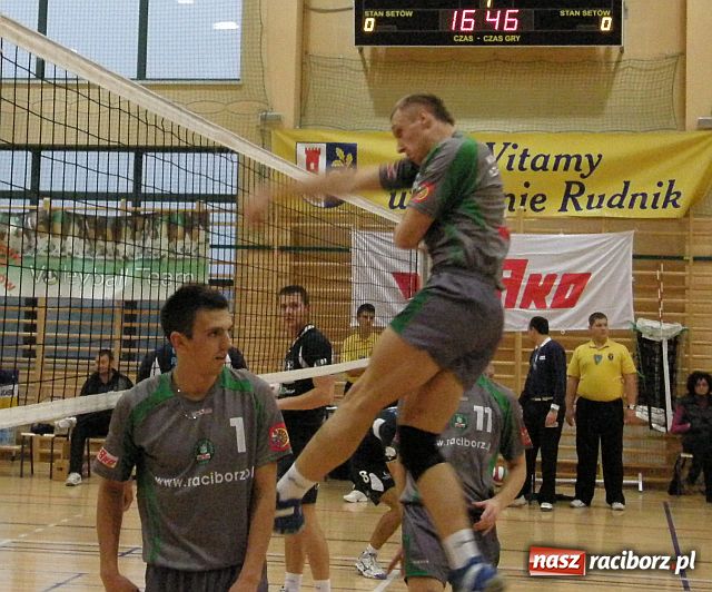 Zdjęcie w galerii na portalu naszraciborz.pl: Bardzo dobry mecz AZS-u Rafako Racibórz wiadomości z regionu