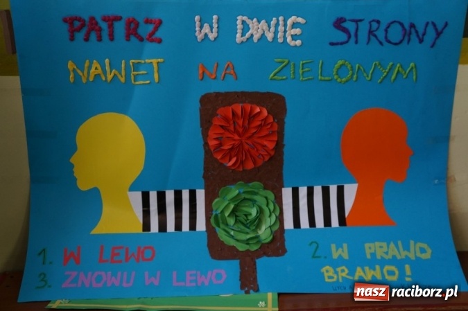 Zdjęcie w galerii na portalu naszraciborz.pl: Jestem bezpieczny na drodze - ZSS i policjanci zorganizowali konkurs plastyczny dla uczniów  wiadomości z regionu