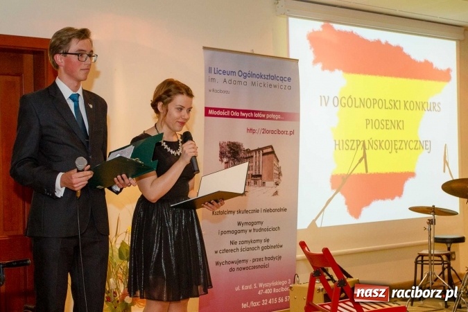 Zdjęcie w galerii na portalu naszraciborz.pl: IV Ogólnopolski Konkurs Piosenki Hiszpańskojęzycznej na Zamku Piastowskim za nami  wiadomości z regionu