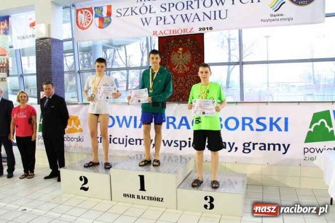 Zdjęcie w galerii na portalu naszraciborz.pl: Pływanie. Historyczny sukces uczniów Szkoły Podstawowej nr 15. GMS szósty  wiadomości z regionu