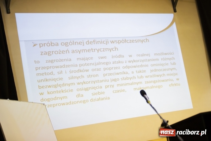 Zdjęcie w galerii na portalu naszraciborz.pl: O terroryzmie i nie tylko w PWSZ wiadomości z regionu