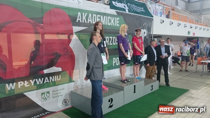 Zdjęcie w galerii na portalu naszraciborz.pl: Akademickie Mistrzostwa Polski: Sukcesy pływaków raciborskiej PWSZ wiadomości z regionu