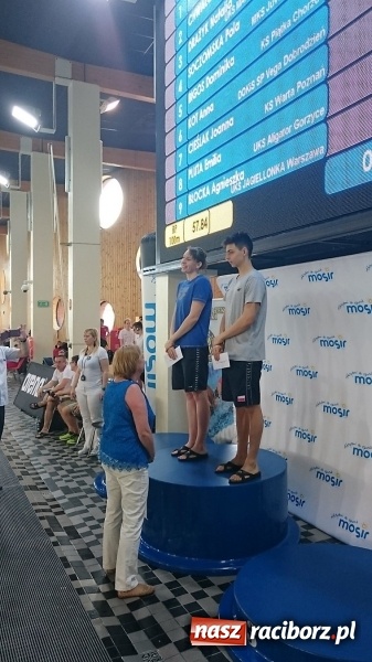 Zdjęcie w galerii na portalu naszraciborz.pl: Pływanie. Zwycięstwo Agnieszki Ostrowskiej  wiadomości z regionu