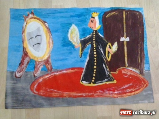 Zdjęcie w galerii na portalu naszraciborz.pl: Czerwony Kapturek, Roszpunka, Kr&oacute;lewna Śnieżka... czyli konkurs plastyczny Baśni Braci Grimm wiadomości z regionu