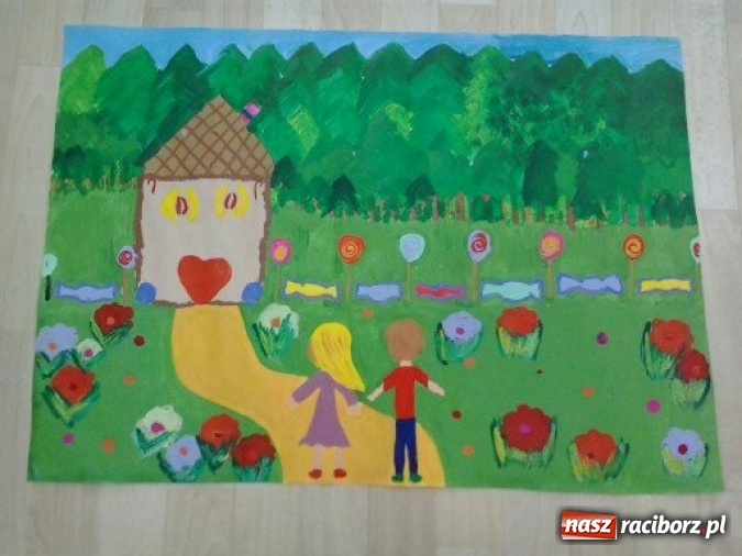 Zdjęcie w galerii na portalu naszraciborz.pl: Czerwony Kapturek, Roszpunka, Kr&oacute;lewna Śnieżka... czyli konkurs plastyczny Baśni Braci Grimm wiadomości z regionu