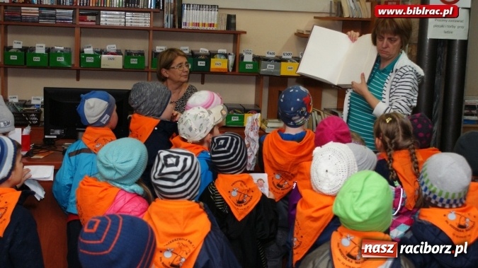 Zdjęcie w galerii na portalu naszraciborz.pl: Nocne odwiedziny przedszkolaków w bibliotece  wiadomości z regionu