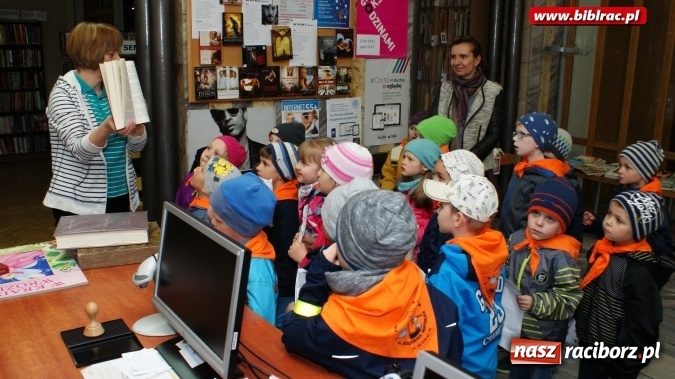 Zdjęcie w galerii na portalu naszraciborz.pl: Nocne odwiedziny przedszkolaków w bibliotece  wiadomości z regionu