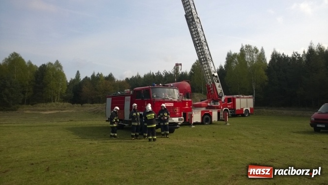 Zdjęcie w galerii na portalu naszraciborz.pl: Strażackie manewry w Rudach - kompania odwodowa ćwiczy gaszenie lasu wiadomości z regionu