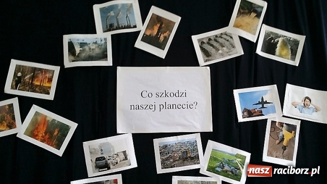 Zdjęcie w galerii na portalu naszraciborz.pl: Palący temat: niska emisja - Dzień Ziemi w Szkole Podstawowej nr 4  wiadomości z regionu