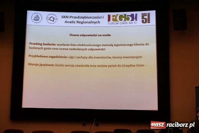 Zdjęcie w galerii na portalu naszraciborz.pl: Racib&oacute;rz wśr&oacute;d laureat&oacute;w Gmina na piątkę! wiadomości z regionu