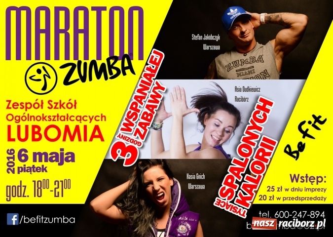 Zdjęcie w galerii na portalu naszraciborz.pl: Niepowtarzalna okazja dla wszystkich miłośników Zumby! wiadomości z regionu