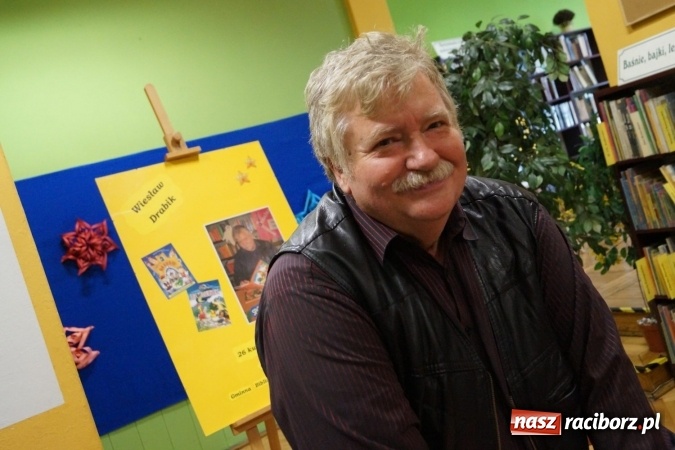 Zdjęcie w galerii na portalu naszraciborz.pl: Pisarz Wiesław Drabik gościem biblioteki w Nędzy  wiadomości z regionu