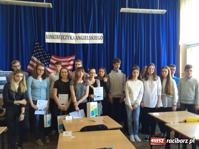 Zdjęcie w galerii na portalu naszraciborz.pl: Powiatowy Konkurs Języka Angielskiego w CKZiU nr 1 wiadomości z regionu
