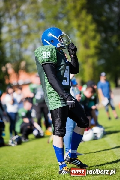 Zdjęcie w galerii na portalu naszraciborz.pl: Co za emocje! Futbol amerykański hitem w Raciborzu. Wysoka wygrana Raptors wiadomości z regionu