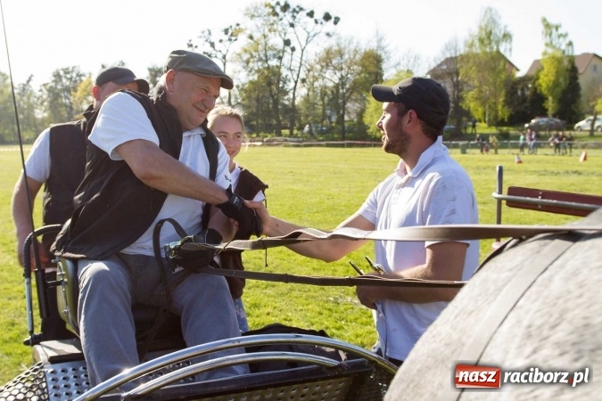 Zdjęcie w galerii na portalu naszraciborz.pl: Siodła, wozy i bryczki, czyli ostra rywalizacja na kornickiej maj&oacute;wce wiadomości z regionu