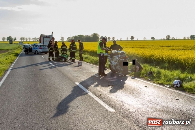 Zdjęcie w galerii na portalu naszraciborz.pl: Zderzenie motocykli na Ocicach - mandat za nieprawidłowe omijanie wiadomości z regionu