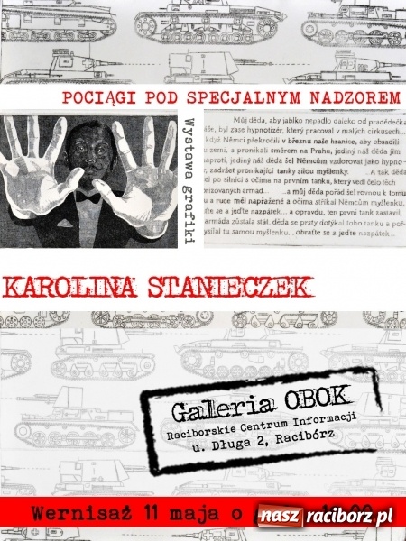 Zdjęcie w galerii na portalu naszraciborz.pl: Pociągi pod specjalnym nadzorem. Karolina Stanieczek w Galerii OBOK wiadomości z regionu