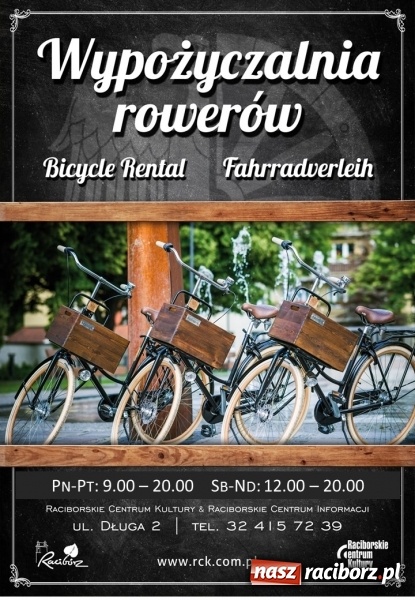 Zdjęcie w galerii na portalu naszraciborz.pl: Raciborskie Centrum Informacji zaprasza do wypożyczalni rowerów i galerii sztuki  wiadomości z regionu