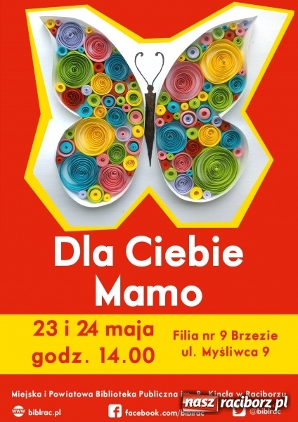 Zdjęcie w galerii na portalu naszraciborz.pl: Sutasz, papierowa wiklina i quilling - biblioteka zaprasza na majowe warsztaty  wiadomości z regionu