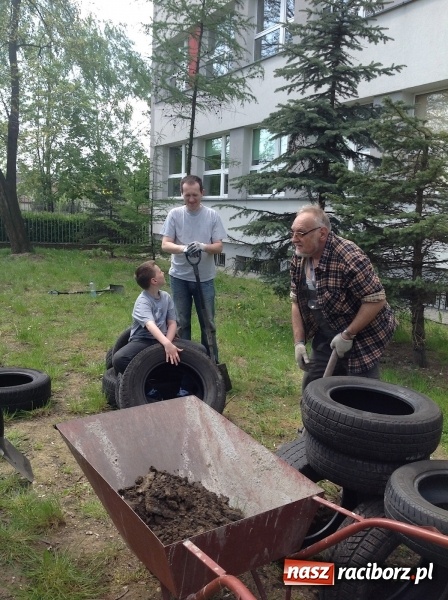 Zdjęcie w galerii na portalu naszraciborz.pl: Rodzicielska ekoakcja dla szkoły na Ostrogu wiadomości z regionu
