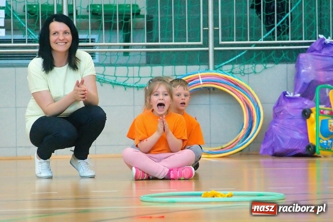 Zdjęcie w galerii na portalu naszraciborz.pl: XIV Międzyprzedszkolna Spartakiada przedszkolaków w Arenie Rafako wiadomości z regionu