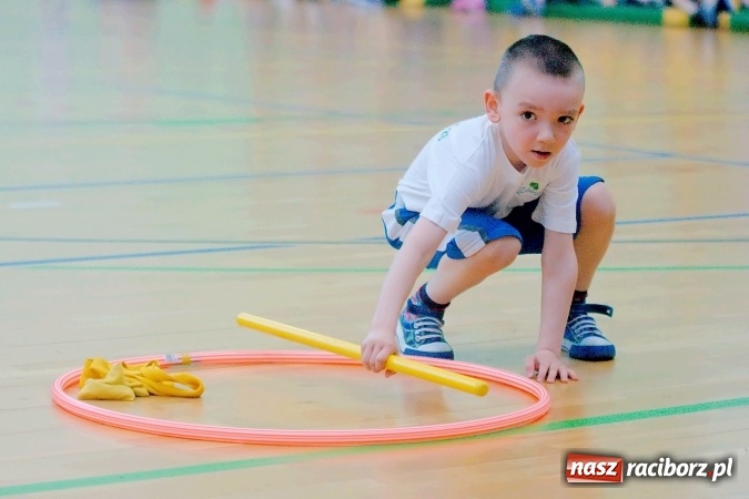 Zdjęcie w galerii na portalu naszraciborz.pl: XIV Międzyprzedszkolna Spartakiada przedszkolaków w Arenie Rafako wiadomości z regionu