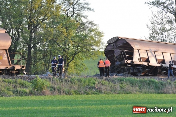 Zdjęcie w galerii na portalu naszraciborz.pl: Wypadek kolejowy na linii 194 Pietrowice Wielkie - Kietrz wiadomości z regionu