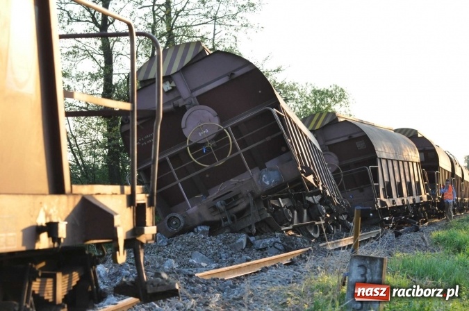 Zdjęcie w galerii na portalu naszraciborz.pl: Wypadek kolejowy na linii 194 Pietrowice Wielkie - Kietrz wiadomości z regionu