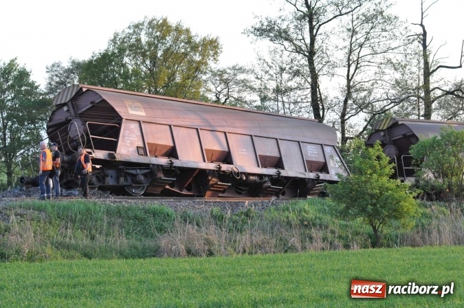 Zdjęcie w galerii na portalu naszraciborz.pl: Wypadek kolejowy na linii 194 Pietrowice Wielkie - Kietrz wiadomości z regionu