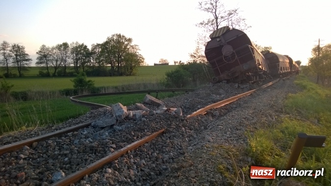 Zdjęcie w galerii na portalu naszraciborz.pl: Wypadek kolejowy na linii 194 Pietrowice Wielkie - Kietrz wiadomości z regionu